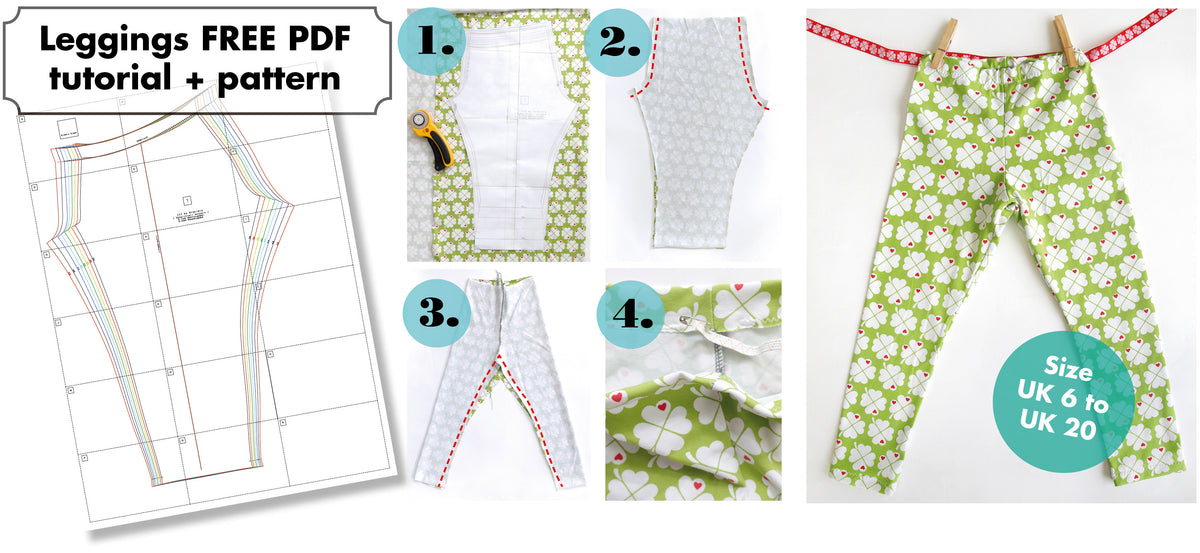 How to sew leggings? / Free PDF download