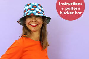 Sew your own bucket hat! Free pattern + tutorial