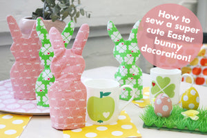 How to sew an Easter bunny decoration!